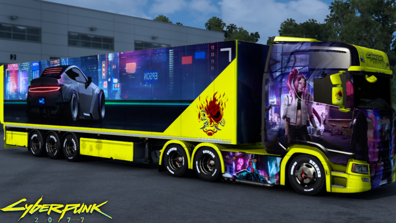 Scania Cyberpunk 2077 Skin