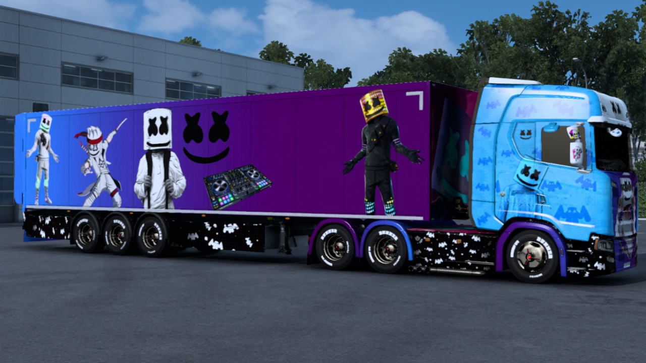 Scania Marshmello Skin