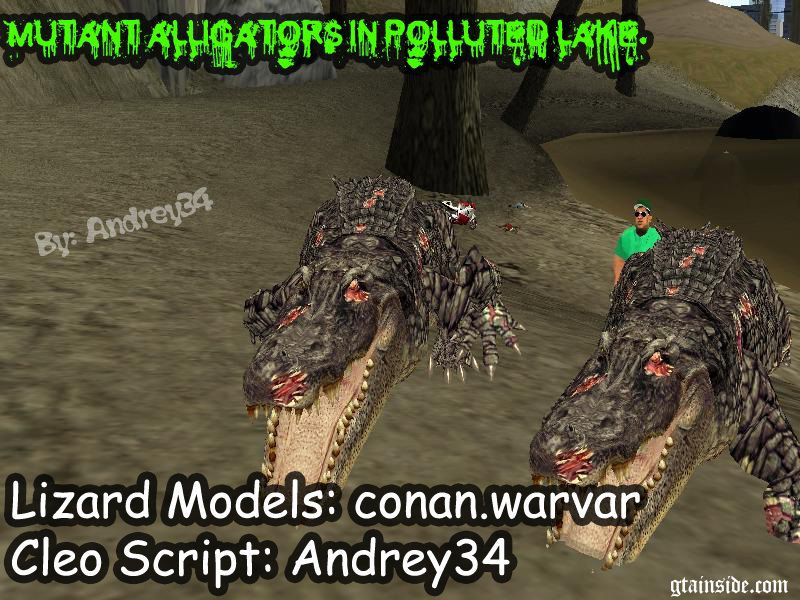 Mutant Lizards at Back o 'Beyond