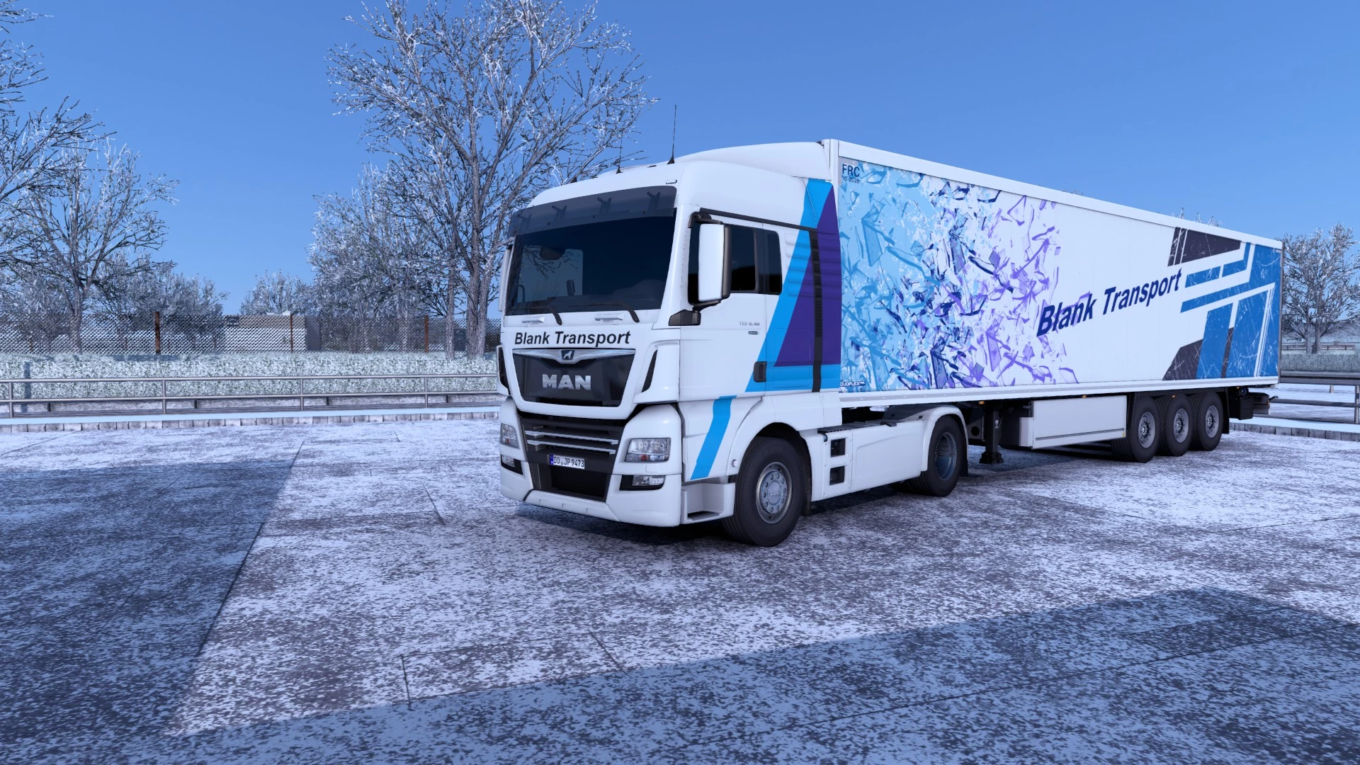 Combo Skin Blank Transport 1.0 - ETS 2