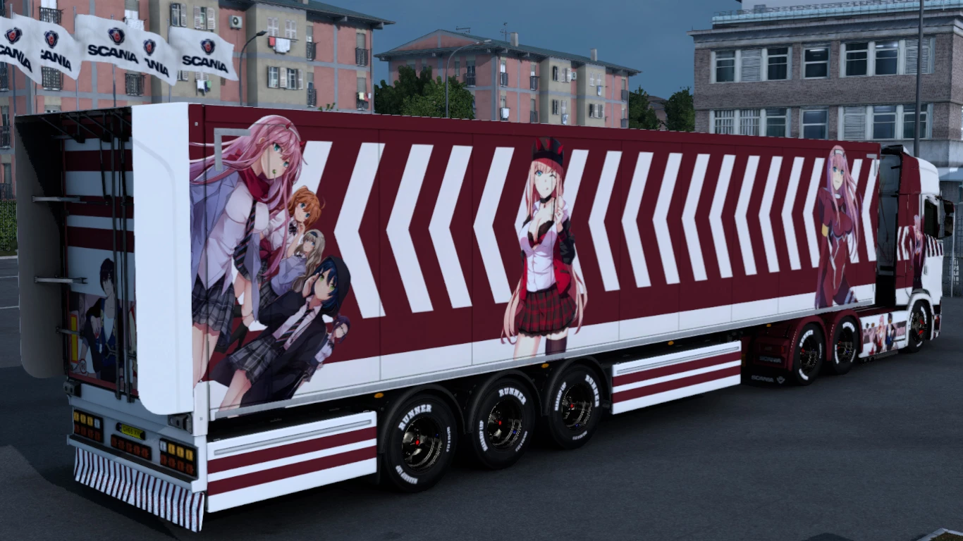 Zero Two Anime Skin 1.35 - 1.45 - ETS 2