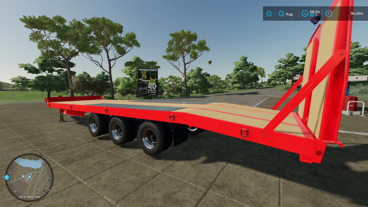 AJ Deere T680 Talbert Trailer