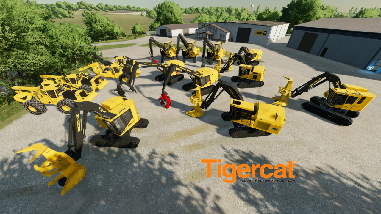 AJ Deere Tigercat Buncher Pack