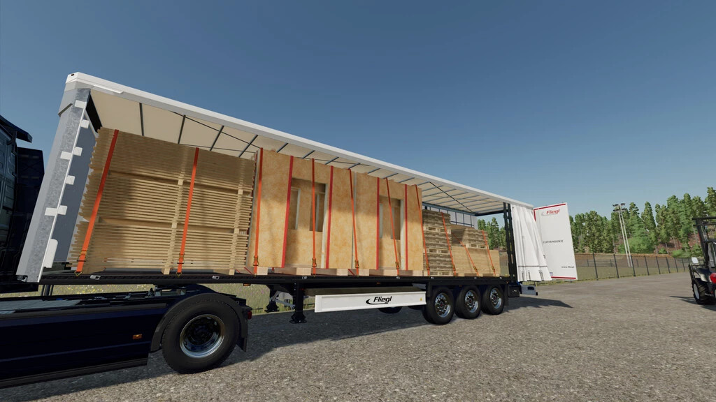 FLIEGL CURTAIN SIDED SEMI-TRAILER