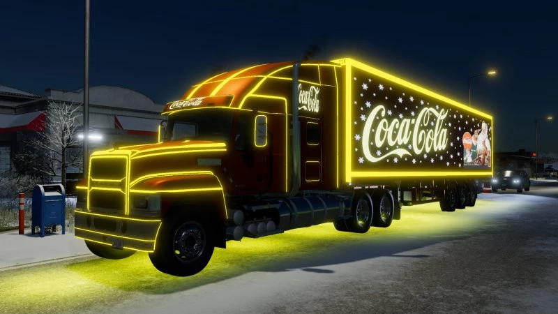 FS22 Christmas Truck and Trailer