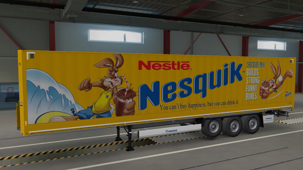 Nesquik Chocalate Milk Trailer