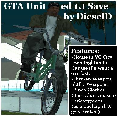 GTA United 1.1 Savegame