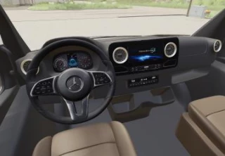 Mercedes-Benz Sprinter Tourer 2019 version 1.0 for Farming Simulator 2019 1.0 thumbnail 2
