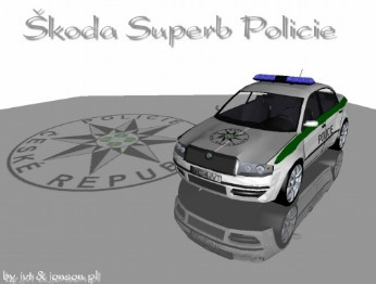 Skoda Superb Polizei