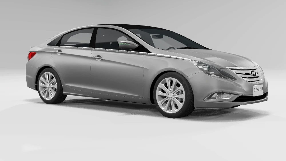 thumbnail image 2 of Flat Black Rear Trunk Spoiler Wing For 2011-2014 Hyundai Sonata YF Sedan – Flexible Polyurethane, Easy Install (No Drilling) 2 of 6