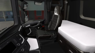 Black & White Interior for Scania S & R 2016 1 thumbnail 2