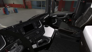 Black & White Interior for Scania S & R 2016 1 thumbnail 3