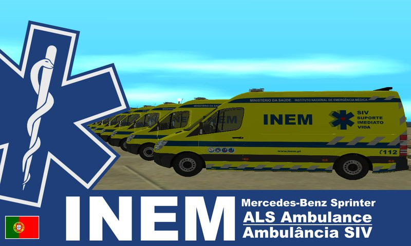 Mercedes-Benz Sprinter INEM ALS Ambulance (Portugal)