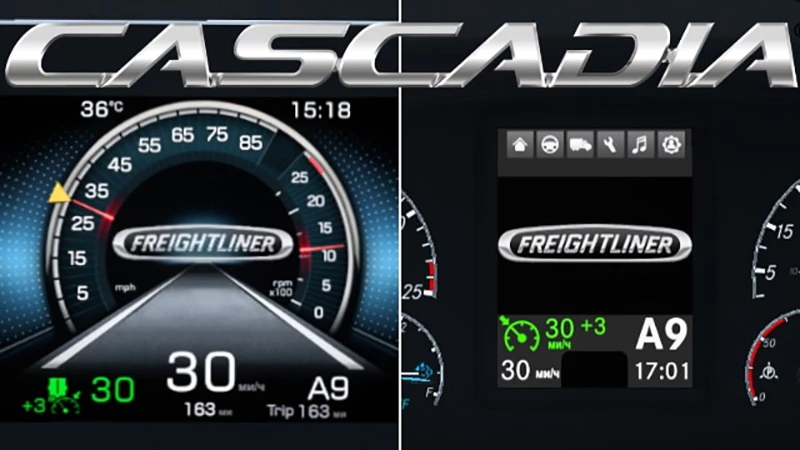 Freightliner Cascadia 2019 Improved Dashboard