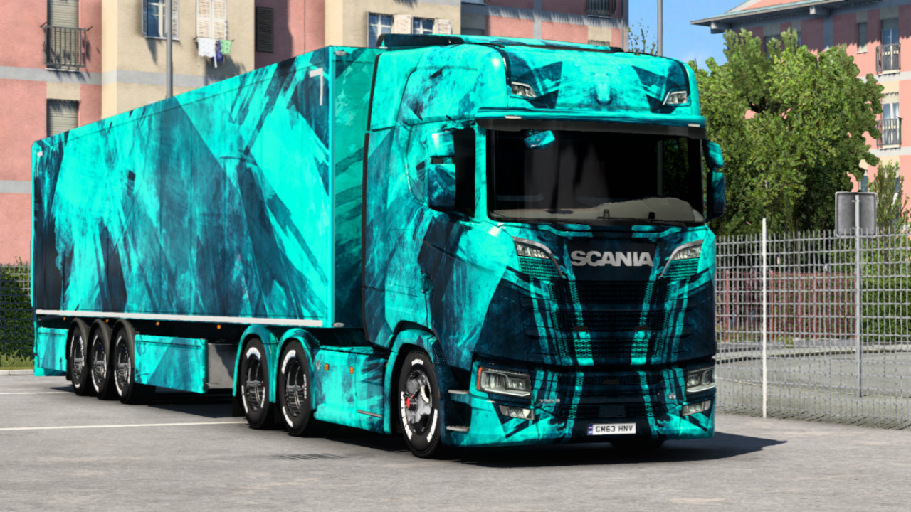 Scania Blue Skin