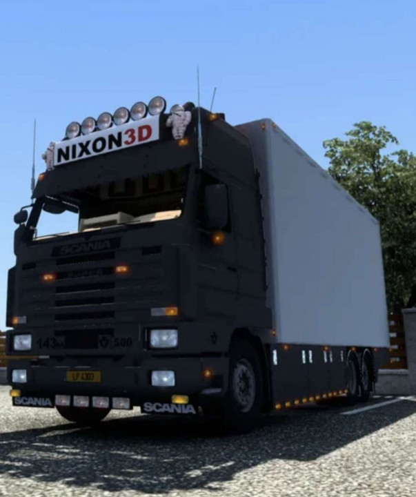 Nixon 3D DAF XF106 Sideskirts+ Scania 143M