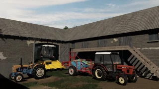FS19 Barn With Black Brick Cowshed v 1.0 thumbnail 3