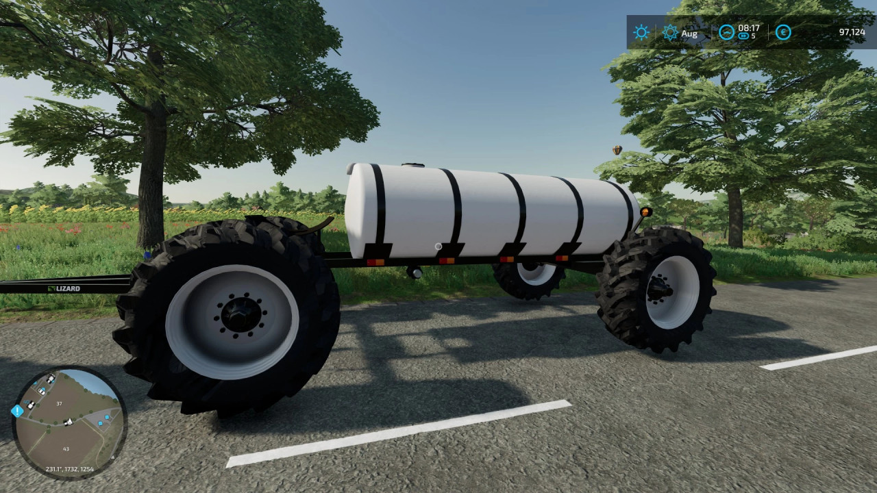 Lizard 1600 liquid fertilizer trailer