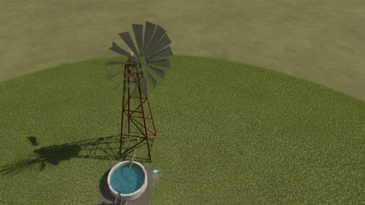 Windmill with Dam