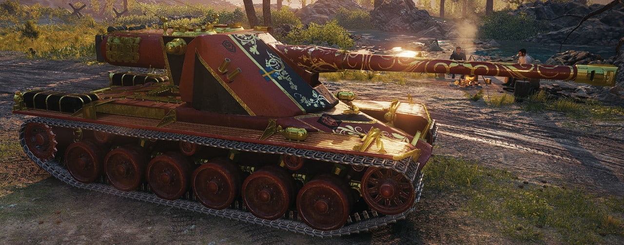 Kranvagn camouflage