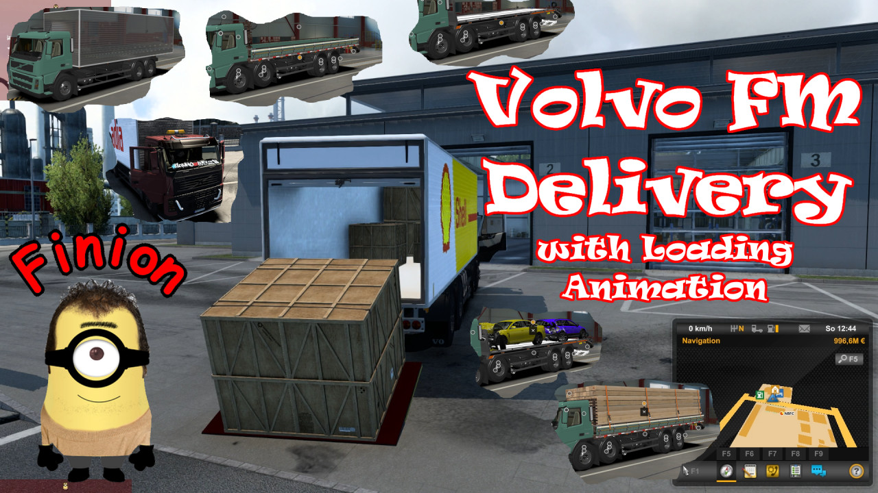 Volvo FM Delivery with Loading Animation