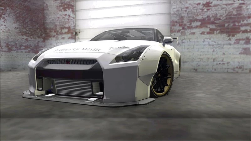 Nissan GT-R R35 LB Walk - GTA: SA