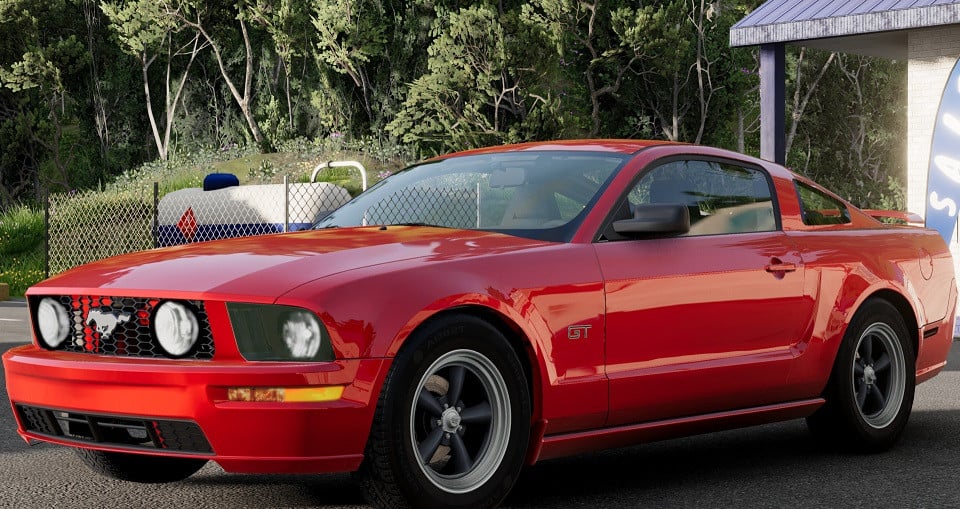FORD MUSTANG FIXED CAR MOD FOR BEAMNG.DRIVE