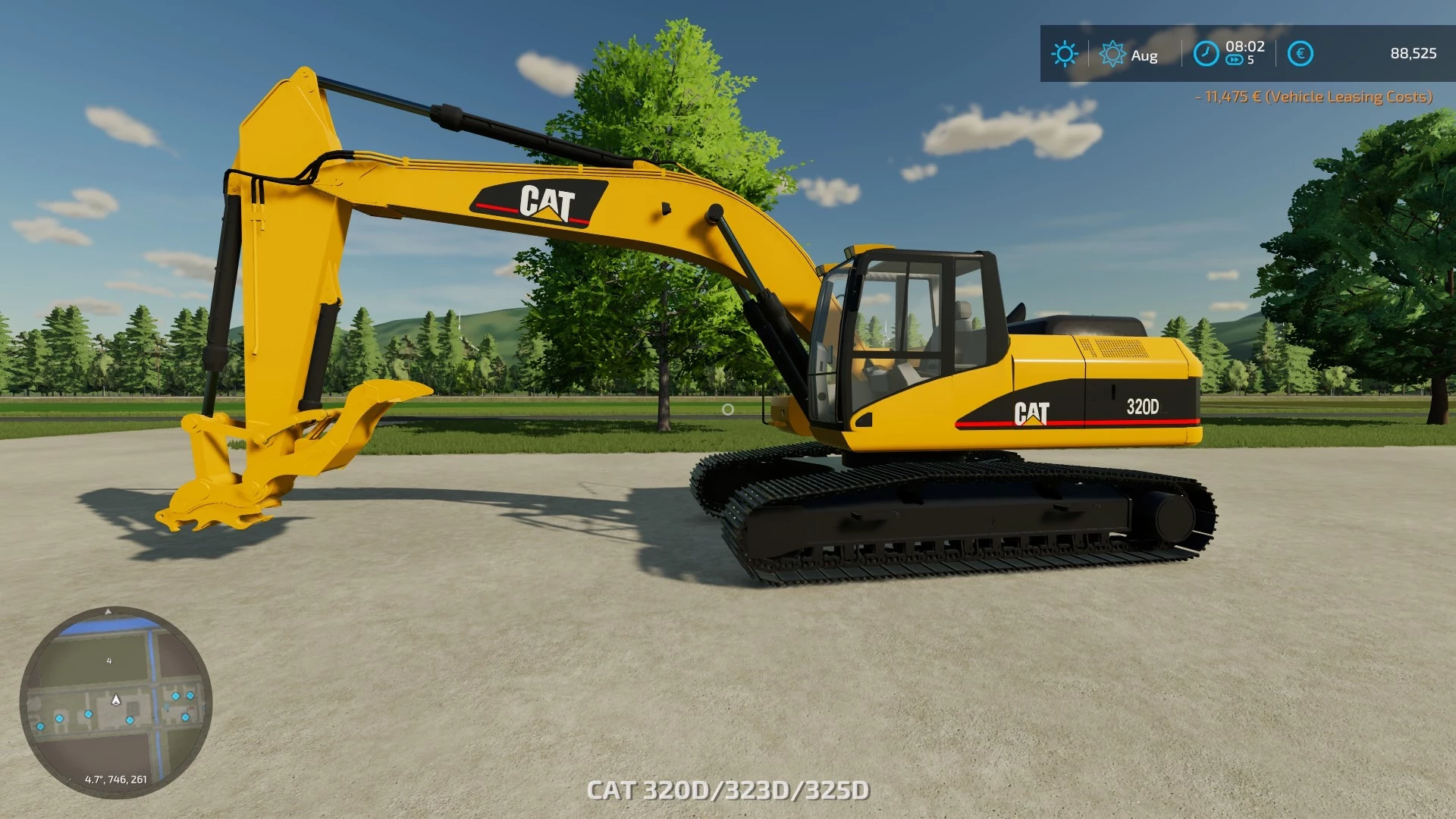 Cat 20 Ton Excavator Pack v 1.0 - FS 22