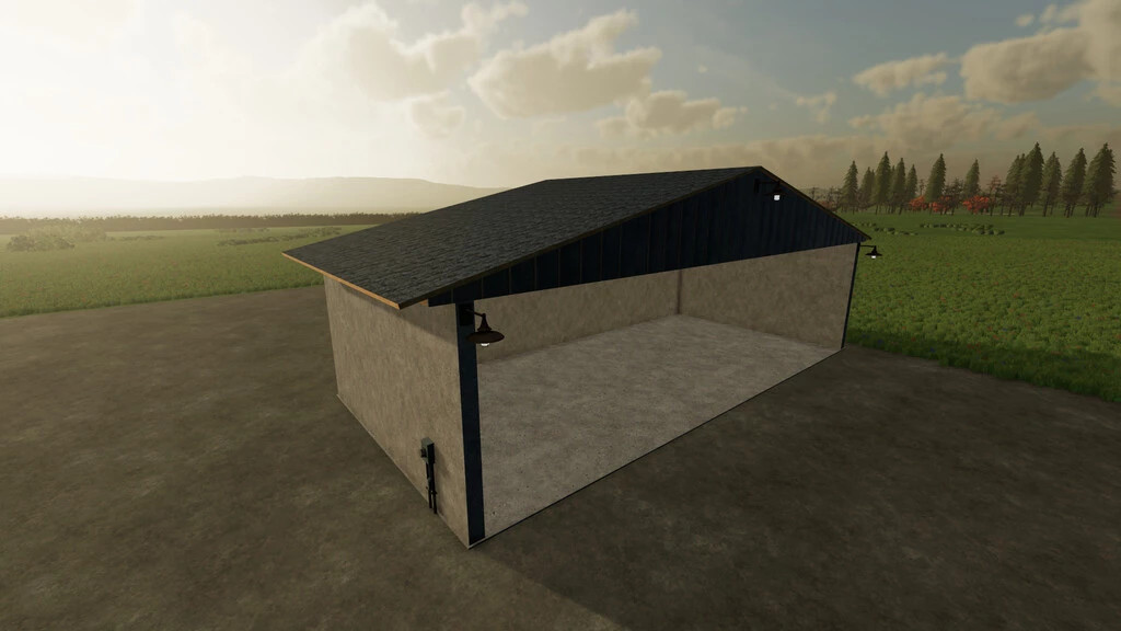 Concrete Farm Shed