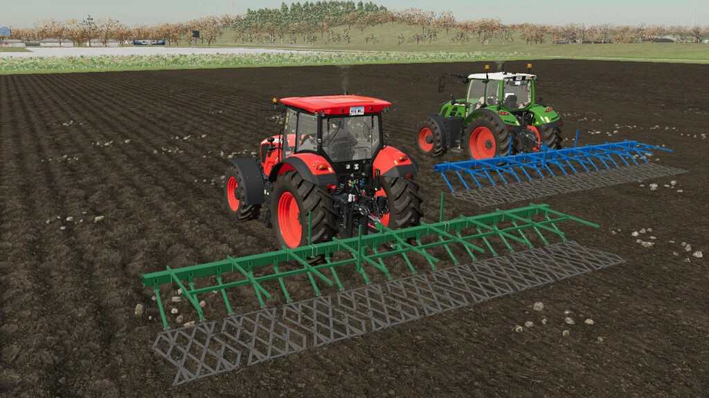 Coupling Of Toothed Harrows
