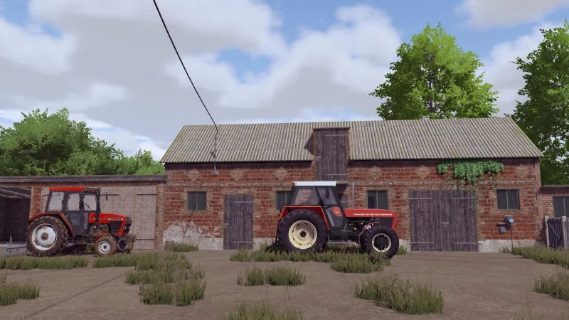 FS22 Polish Building with Cows