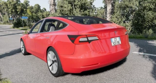 Tesla Model s 3 - BeamNG.drive