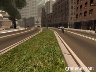Los Santos street and Sidewalks Mod