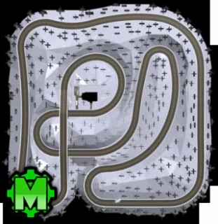 MTA SA Race Track Map - Snow Day - GTA: SA