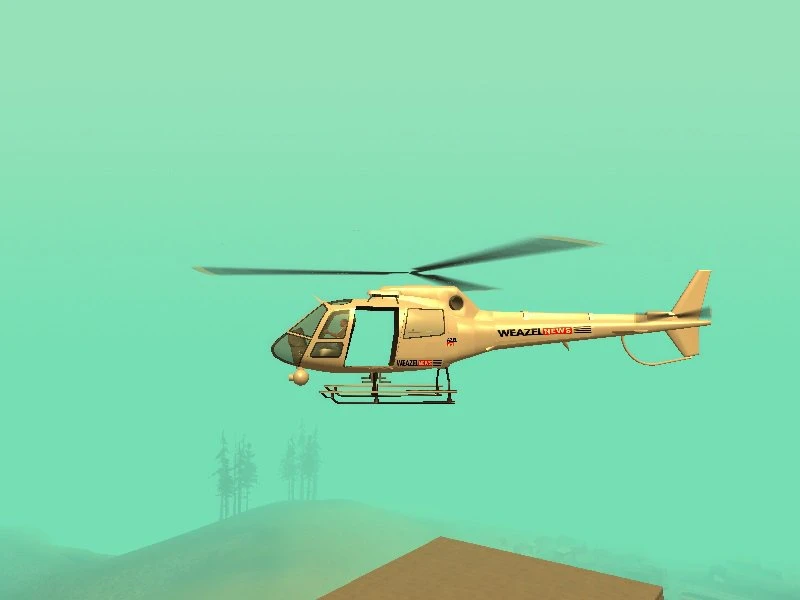 Helicópteros News Maverick — substituto para o GTA San Andreas