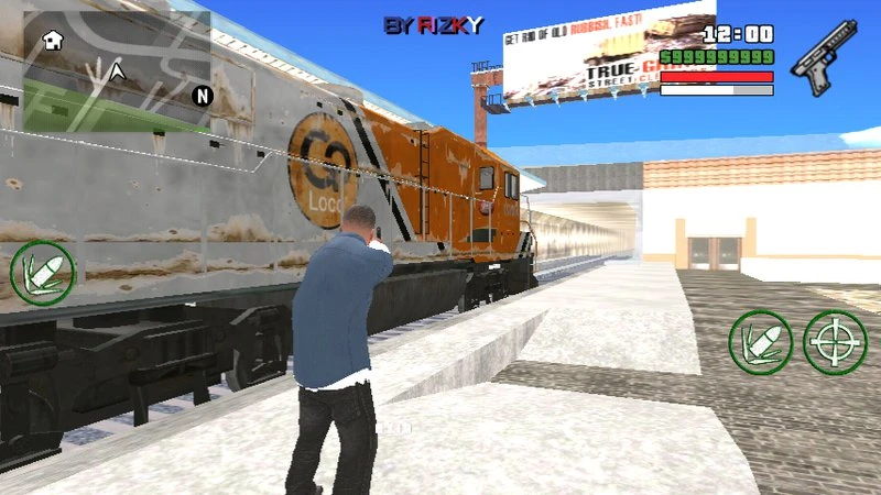 Gta 5 Freight Train For Android - Gta: Sa