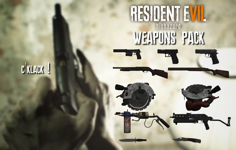 Resident Evil 7 Weapons Pack V 1 (GTA SA Version)