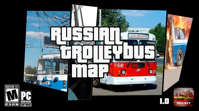 Russian Trolleybus Map