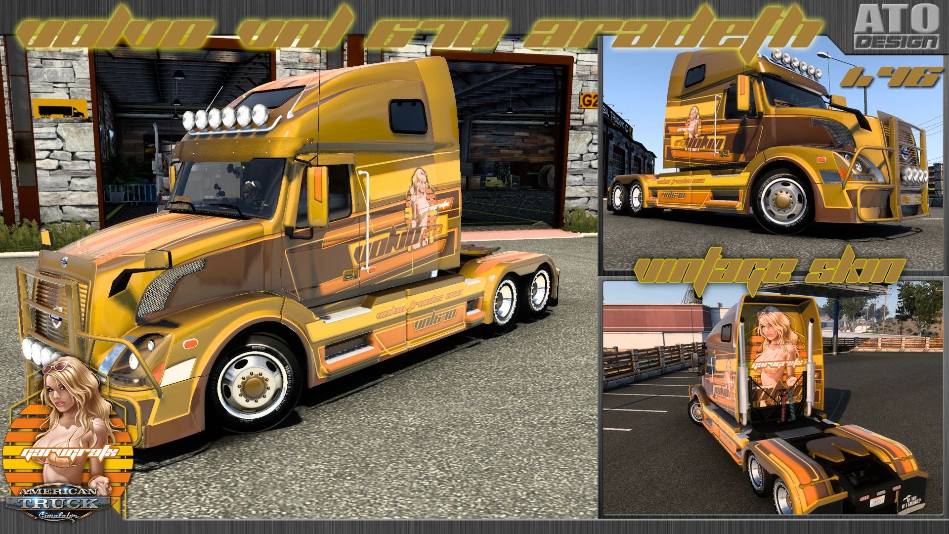 Vintage skin for VNL680 by Aradeth 1 - ATS