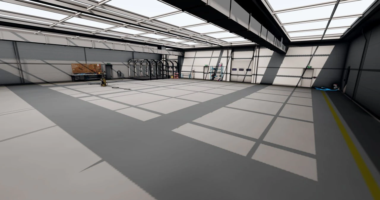 Garage Scene WF 1.2 - BeamNG.drive