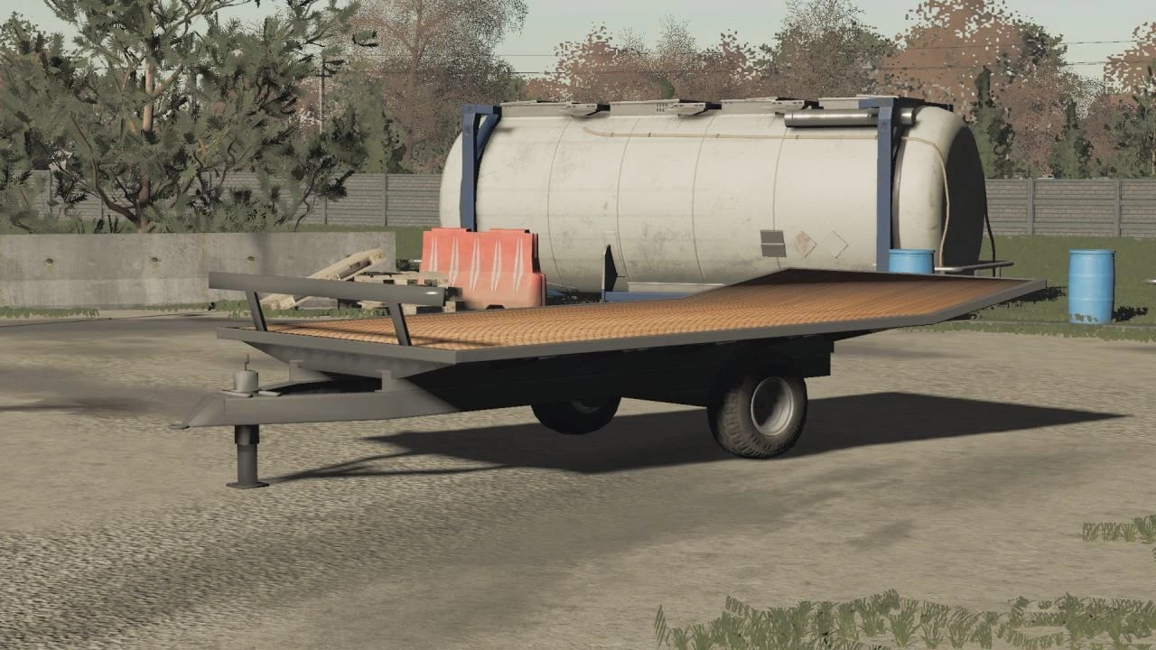 Autoload bale trailer