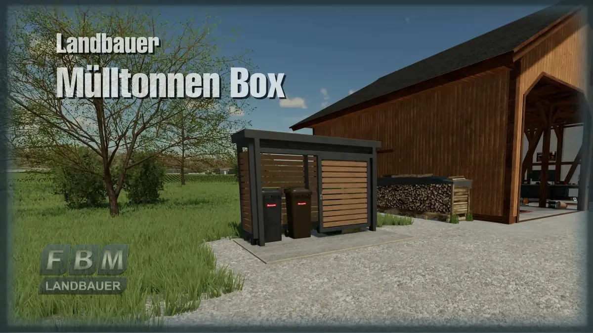 Landbauer Garbage Can Box