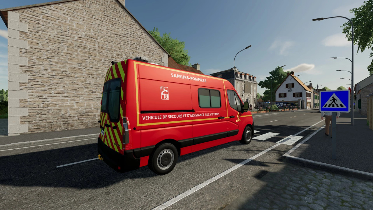 VSAV pompiers Renault master FS22