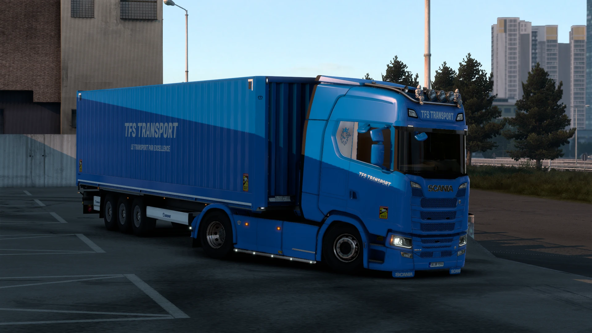 TFS TRANSPORT SKIN SCANIA S 1 - ETS 2