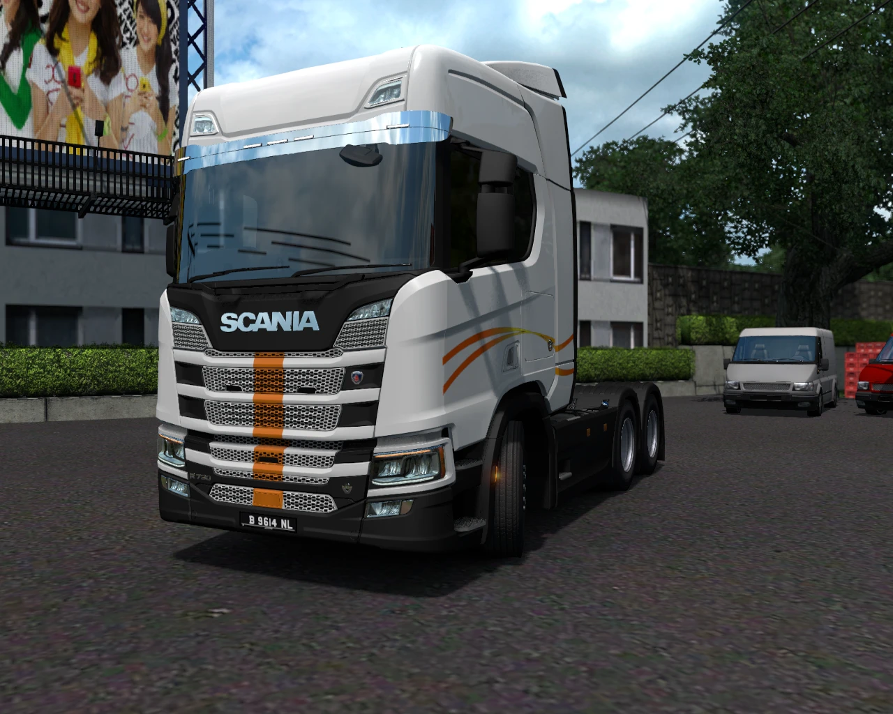 Yellow Orange Wave Skin 1.0 v - ETS 2