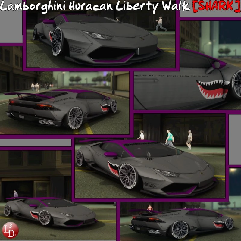 Lamborghini Huracan Liberty Walk [SHARK] - GTA: SA