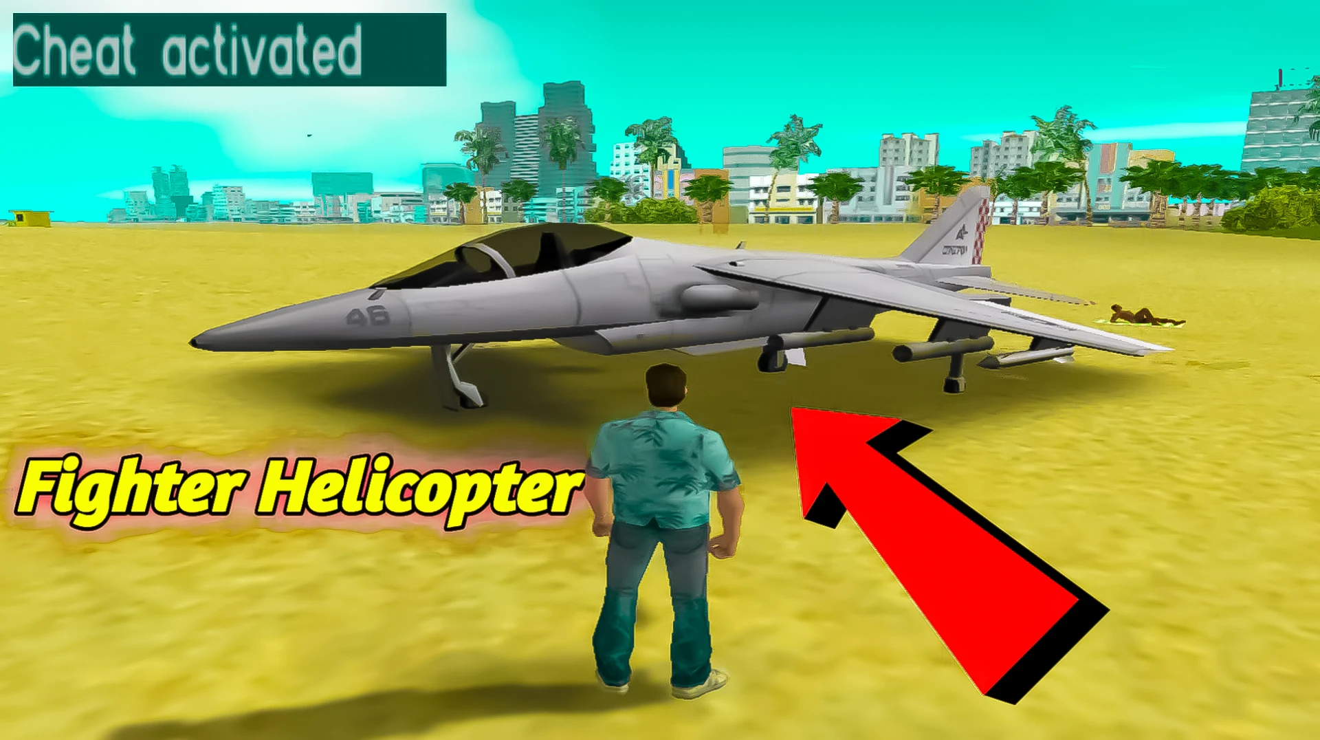 GTA Vice City cheat codes for money, helicopter, car, health, and