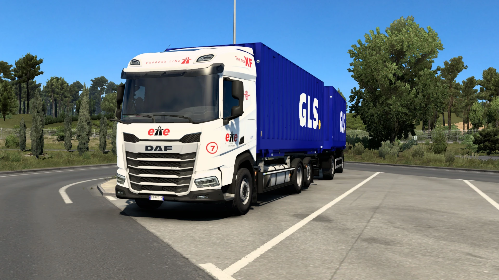 Skin DAF XF Express line V1.0 - ETS 2