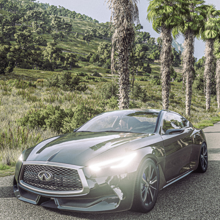 MOD CAR INFINITI Q60 FOR BEAMNG.DRIVE