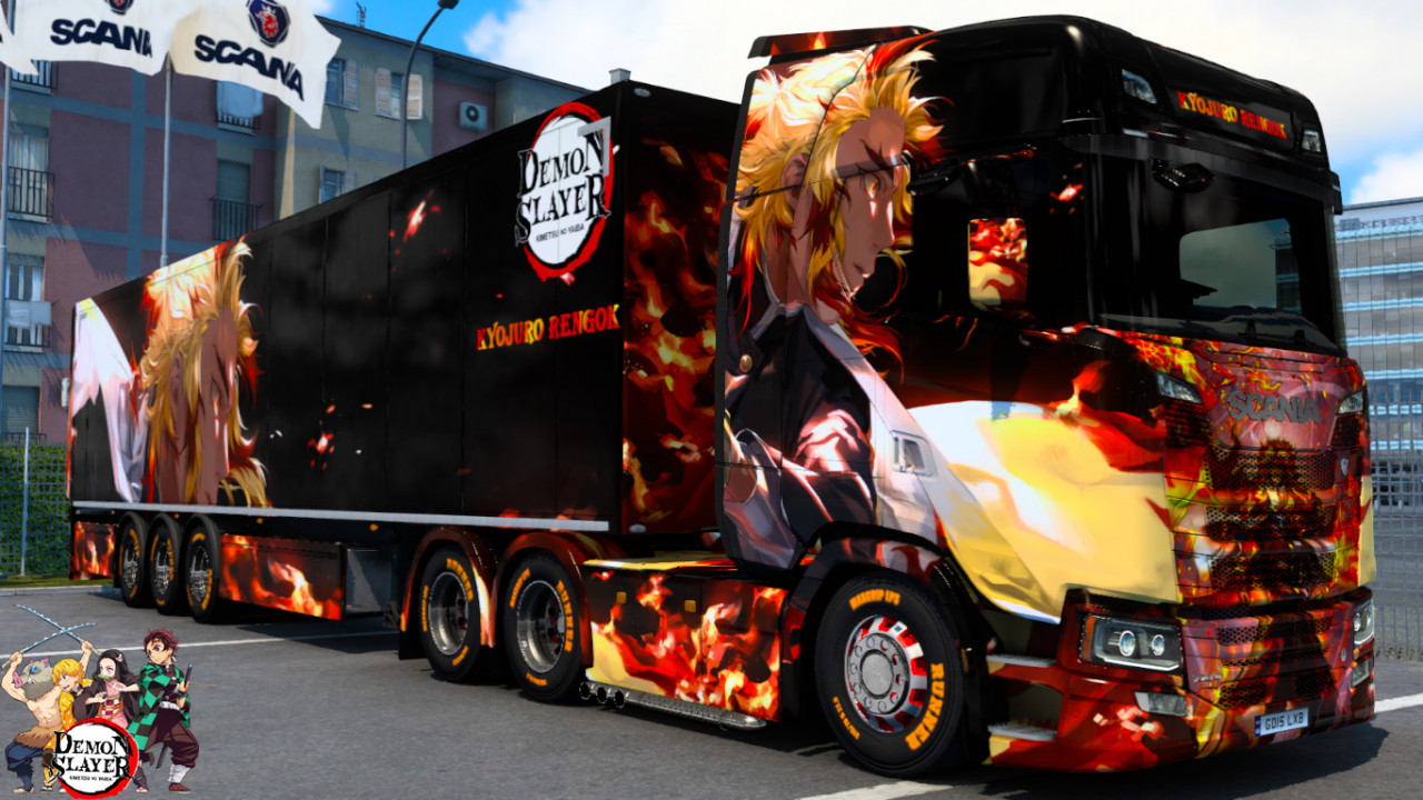 Demon Slayer Kimetsu No Yaiba Kyojuro Rengoku Skin
